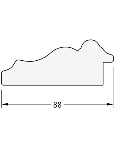Зеркало Evoform Exclusive-G 89х66 BY 4103 с гравировкой в багетной раме - Римское золото 88 мм