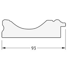 Зеркало Evoform Exclusive-G 90х67 BY 4110 с гравировкой в багетной раме - Серебряный акведук 93 мм