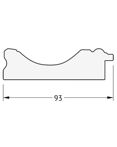 Зеркало Evoform Exclusive-G 90х67 BY 4110 с гравировкой в багетной раме - Серебряный акведук 93 мм