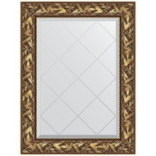 Зеркало Evoform Exclusive-G 91х69 BY 4113 с гравировкой в багетной раме - Византия золото 99 мм