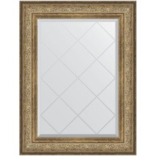 Зеркало Evoform Exclusive-G 93х70 BY 4124 с гравировкой в багетной раме - Виньетка античная бронза 109 мм