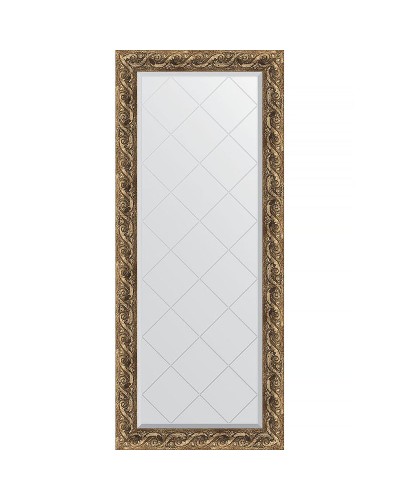 Зеркало Evoform Exclusive-G 155х66 BY 4141 с гравировкой в багетной раме - Фреска 84 мм