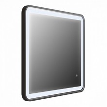 Зеркало Iddis Cloud 80 с подсветкой Черный матовый