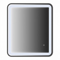 Зеркало Iddis Cloud 60 с подсветкой Черный матовый