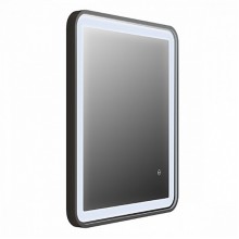 Зеркало Iddis Cloud 60 с подсветкой Черный матовый