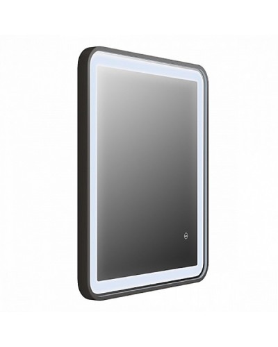 Зеркало Iddis Cloud 60 с подсветкой Черный матовый