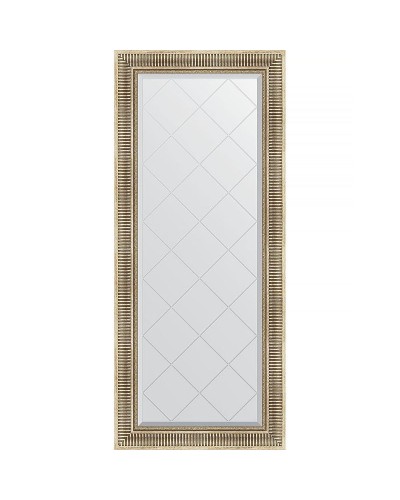 Зеркало Evoform Exclusive-G 157х67 BY 4153 с гравировкой в багетной раме - Серебряный акведук 93 мм