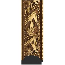 Зеркало Evoform Exclusive-G 158х69 BY 4156 с гравировкой в багетной раме - Византия золото 99 мм