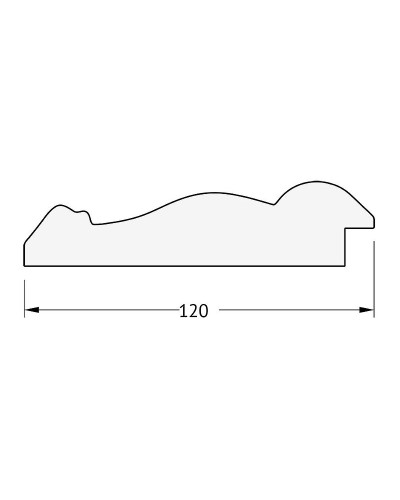 Зеркало Evoform Exclusive-G 162х72 BY 4170 с гравировкой в багетной раме - Состаренное серебро с орнаментом 120 мм