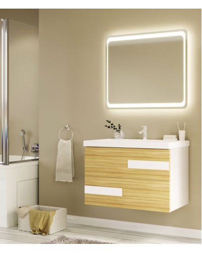 Зеркало Marka One Mix Eco 80 С подсветкой