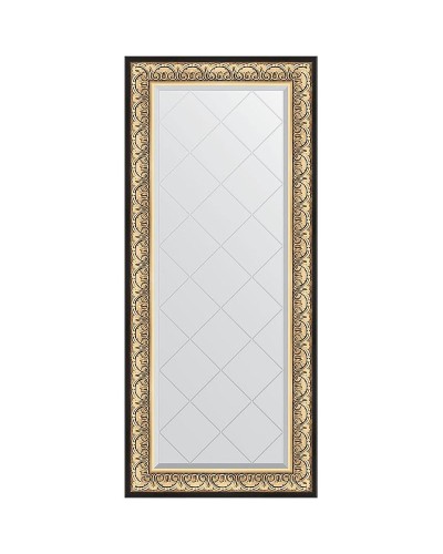 Зеркало Evoform Exclusive-G 160х70 BY 4165 с гравировкой в багетной раме - Барокко золото 106 мм