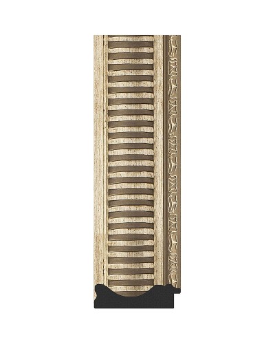 Зеркало Evoform Exclusive-G 105х77 BY 4196 с гравировкой в багетной раме - Серебряный акведук 93 мм