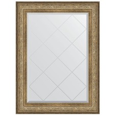 Зеркало Evoform Exclusive-G 108х80 BY 4210 с гравировкой в багетной раме - Виньетка античная бронза 109 мм