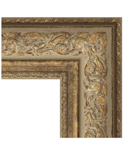 Зеркало Evoform Exclusive-G 108х80 BY 4210 с гравировкой в багетной раме - Виньетка античная бронза 109 мм