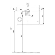 Зеркало 100 см с подсветкой Акватон Элио 1A194202EO010
