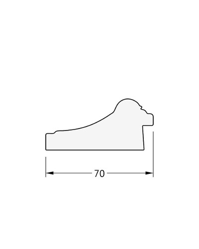 Зеркало Evoform Exclusive-G 128х73 BY 4217 с гравировкой в багетной раме - Состаренное золото с плетением 70 мм