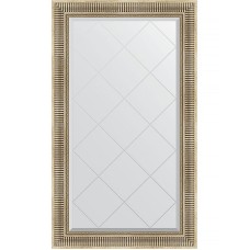 Зеркало Evoform Exclusive-G 132х77 BY 4239 с гравировкой в багетной раме - Серебряный акведук 93 мм