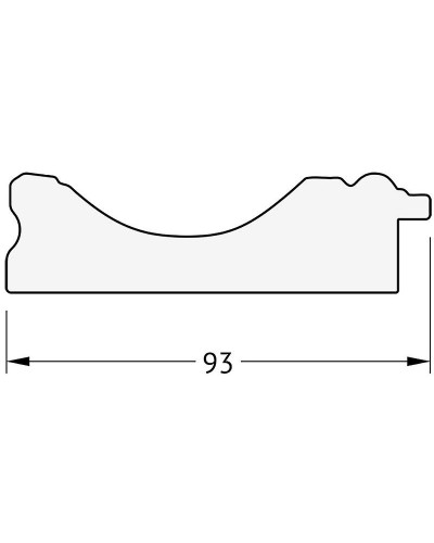 Зеркало Evoform Exclusive-G 132х77 BY 4239 с гравировкой в багетной раме - Серебряный акведук 93 мм