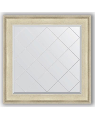 Зеркало Evoform Exclusive-G 88х88 Травленое серебро