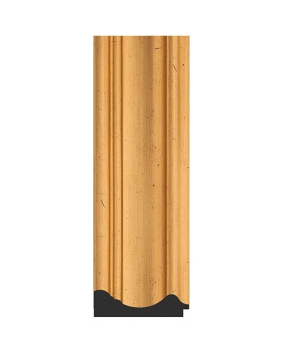 Зеркало Evoform Exclusive-G 134х79 BY 4245 с гравировкой в багетной раме - Травленое золото 99 мм