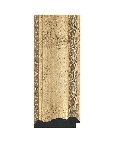 Зеркало Evoform Exclusive-G 137х82 BY 4256 с гравировкой в багетной раме - Состаренное серебро с орнаментом 120 мм