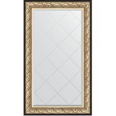 Зеркало Evoform Exclusive-G 135х80 BY 4251 с гравировкой в багетной раме - Барокко золото 106 мм