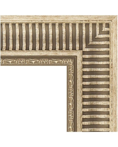 Зеркало Evoform Exclusive-G 160х77 BY 4282 с гравировкой в багетной раме - Серебряный акведук 93 мм