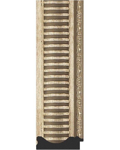 Зеркало Evoform Exclusive-G 160х77 BY 4282 с гравировкой в багетной раме - Серебряный акведук 93 мм