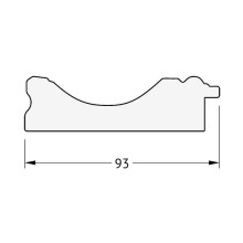 Зеркало Evoform Exclusive-G 160х77 BY 4282 с гравировкой в багетной раме - Серебряный акведук 93 мм