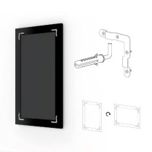 Зеркало Evoform Exclusive-G 82х82 Состаренное золото