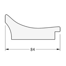 Зеркало Evoform Exclusive-G 158х76 BY 4270 с гравировкой в багетной раме - Фреска 84 мм