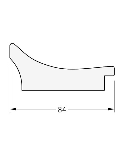 Зеркало Evoform Exclusive-G 158х76 BY 4270 с гравировкой в багетной раме - Фреска 84 мм