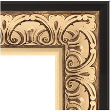 Зеркало Evoform Exclusive-G 162х80 BY 4294 с гравировкой в багетной раме - Барокко золото 106 мм