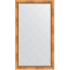 Зеркало Evoform Exclusive-G 171х96 BY 4404 с гравировкой в багетной раме - Римское золото 88 мм