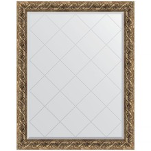 Зеркало Evoform Exclusive-G 121х96 BY 4356 с гравировкой в багетной раме - Фреска 84 мм