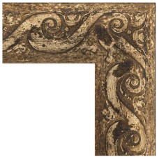 Зеркало Evoform Exclusive-G 121х96 BY 4356 с гравировкой в багетной раме - Фреска 84 мм