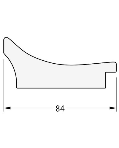 Зеркало Evoform Exclusive-G 121х96 BY 4356 с гравировкой в багетной раме - Фреска 84 мм