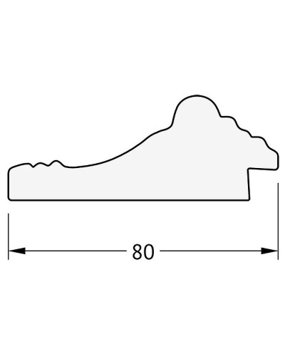 Зеркало Evoform Exclusive-G 120х95 BY 4353 с гравировкой в багетной раме - Сусальное золото 80 мм