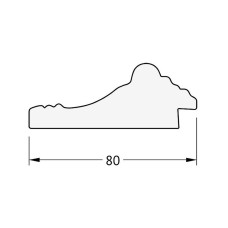 Зеркало Evoform Exclusive-G 169х95 BY 4396 с гравировкой в багетной раме - Сусальное золото 80 мм