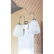 Зеркало Бриклаер Анна 100 4627125411342 с подсветкой Белое глянцевое