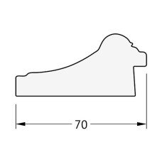 Зеркало Evoform Exclusive-G 168х93 BY 4389 с гравировкой в багетной раме - Состаренное золото с плетением 70 мм