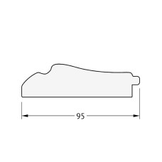 Зеркало Evoform Exclusive-G 173х98 BY 4413 с гравировкой в багетной раме - Травленое серебро 95 мм