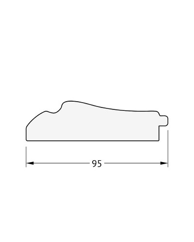 Зеркало Evoform Exclusive-G 173х98 BY 4413 с гравировкой в багетной раме - Травленое серебро 95 мм