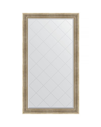 Зеркало Evoform Exclusive-G 172х97 BY 4411 с гравировкой в багетной раме - Серебряный акведук 93 мм