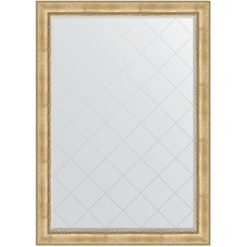 Зеркало Evoform Exclusive-G 192х137 BY 4514 с гравировкой в багетной раме - Состаренное серебро с орнаментом 120 мм