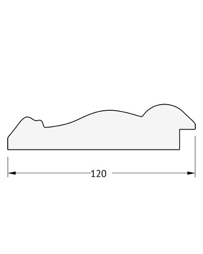 Зеркало Evoform Exclusive-G 192х137 BY 4514 с гравировкой в багетной раме - Состаренное серебро с орнаментом 120 мм