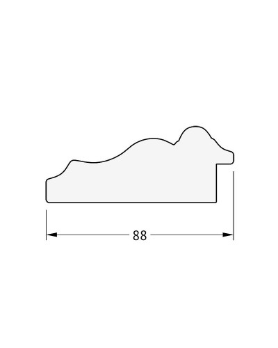 Зеркало Evoform Exclusive-G 186х131 BY 4490 с гравировкой в багетной раме - Римское золото 88 мм