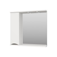 Атлантик - 80 Зеркало с 1 шкаф. белый левый