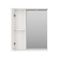 Атлантик - 60 Зеркало с 1 шкаф. белый левый