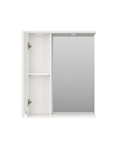 Атлантик - 60 Зеркало с 1 шкаф. белый левый